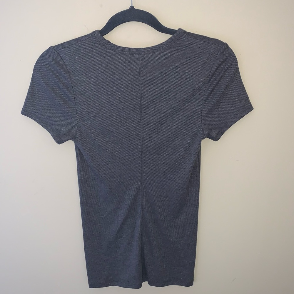 EUC Victoria’s Secret PINK ribbed tee - Picture 2 of 3